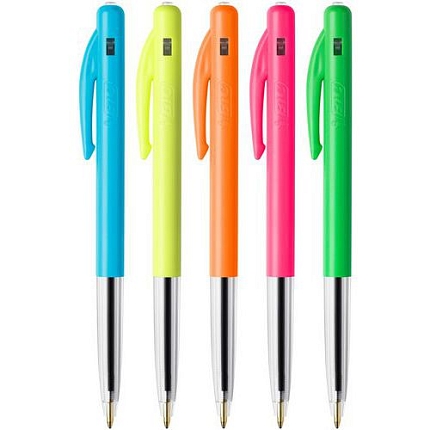 Kuličková pera BIC M10 Colours Fun, 50 ks