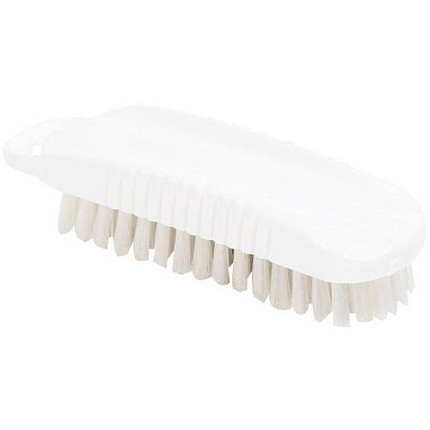 Plastový kartáč Manutan Expert, 14 cm, bílý