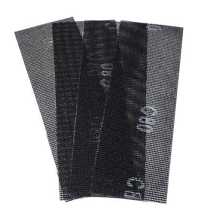 TOPTRADE mřížka brusná, sada 10 ks, 93 x 280 mm, zrnitost 80