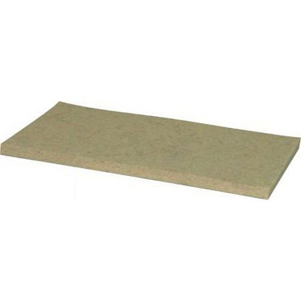TOPTRADE tabule, plsť bílá, 1080 x 1080 x 8 mm