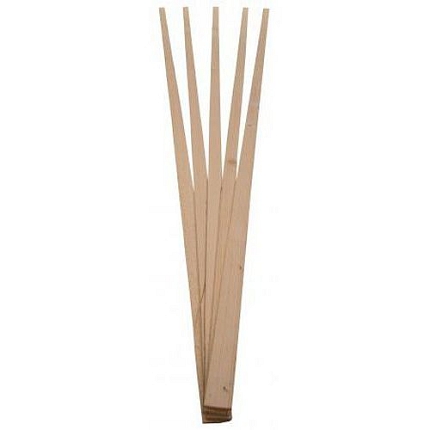 TOPTRADE omítník dřevěný, nehoblovaný, 3 x 25 x 2500 mm / 100 ks