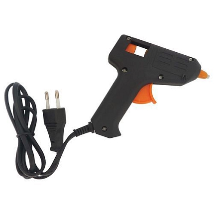 TOPTRADE pistole tavná, plastová, malá, 10 W, průměr 7,5 mm