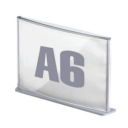 Informační dveřní tabulka Cinatur Paperflow, A6, šedá