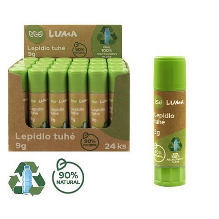 Lepidlo ECO LUMA, tuhé, 9g, 24 ks