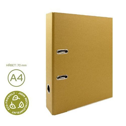 Pákový pořadač ECO LUMA  KRAFT, A4
