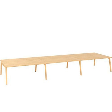 Kancelářský stůl Bench Alfa Root, 540 x 160 x 74,2 cm, dub