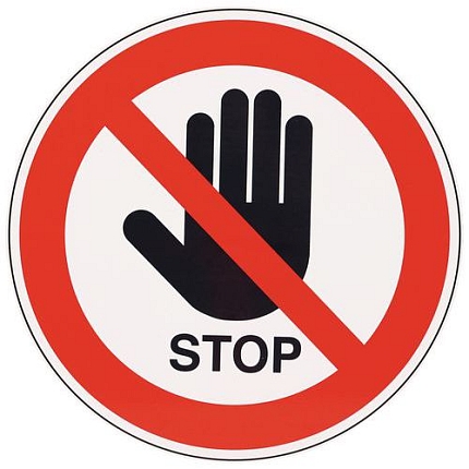 Zákazové značení Manutan Expert - Zákaz vstupu, hliník, 350 mm