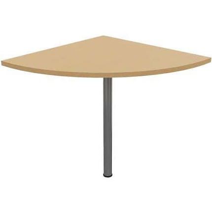 Stolová přístavba Manutan Expert, 72 x 80 x 80 cm, 90°, buk