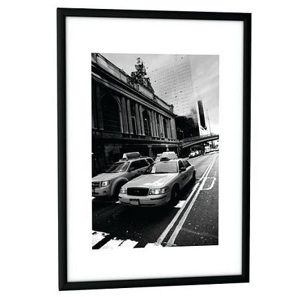 Dekorativní rámeček A4, černý