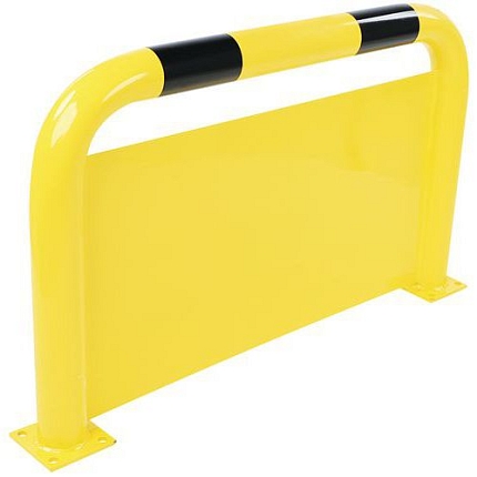 Kovová zábrana Manutan Expert s deskou, střední, délka 100 cm