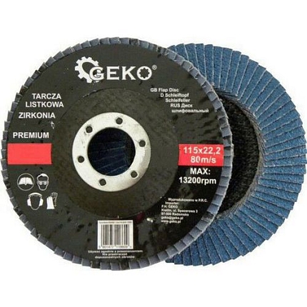 Lamelový kotouč, 115mm, P60 GEKO