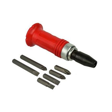 Šroubovák úderový s bity, sada 7ks GEKO