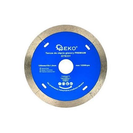 Diamantový řezný kotouč na keramické dlaždice 125mm x 10 x 1,2mm GEKO