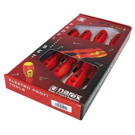 Sada šroubováků 7dílná PL/PZ/PH PROFI 1000V, NAREX 855400