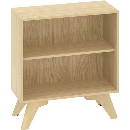 Nízká otevřená skříň Alfa Root, 1 police, 80 x 45 x 88,7 cm, dub