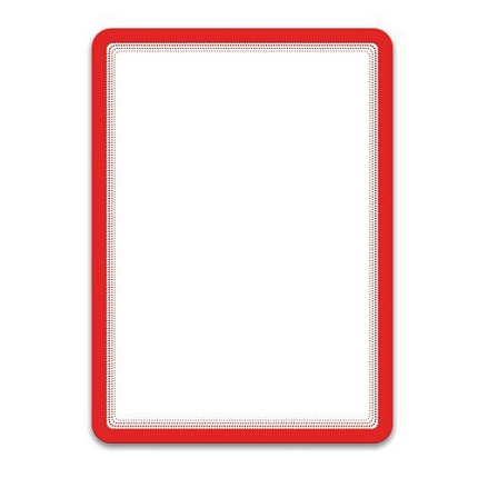 Informační kapsa Varna A4, magnetická, červená