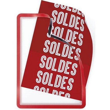 Magnetický rámeček Magneto SOLO, A4, červený