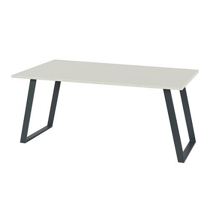 Kancelářský stůl Shape, 180 x 80 x 75 cm, rovné provedení, světle šedá