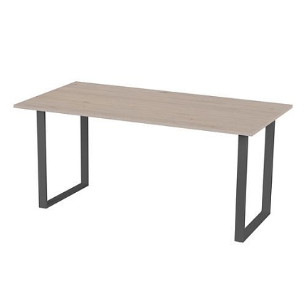 Kancelářský stůl Square, 140 x 80 x 75 cm, rovné proveden, podnoží antracit, dub