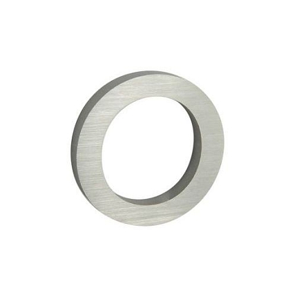 Hliníkové číslo v 3D provedení s broušeným povrchem, znak 