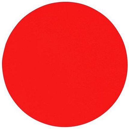 Signalizační podlahové značení Manutan Expert, 9 cm, 100 ks, červené