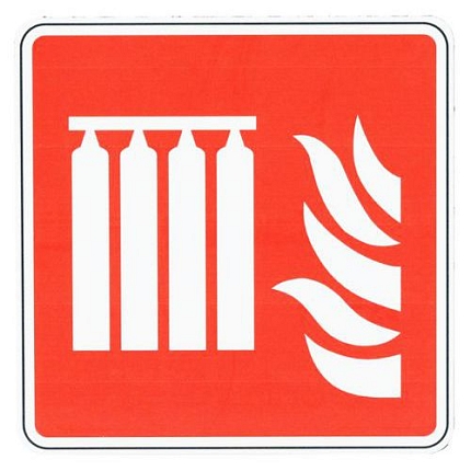 Požární tabulka Manutan Expert - Hasicí baterie, hliník, 200 mm