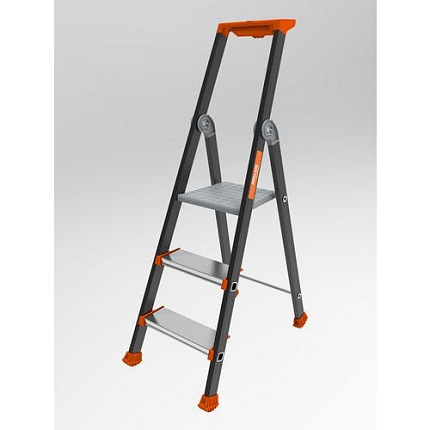 Hliníkové schůdky Kolos Tubesca-Comabi, 3 stupně