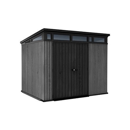 Zahradní domek Vertical 9 x 7, šedý