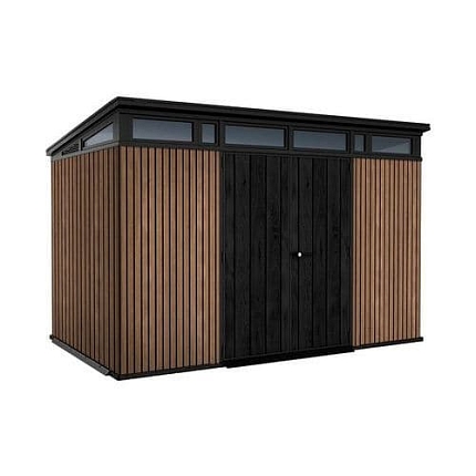 Zahradní domek Vertical 11 x 7, hnědý