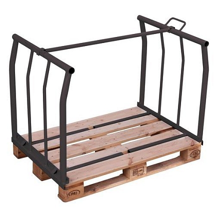 Paletový nástavec typ 66, šedý, 80 x 120 x 80 cm