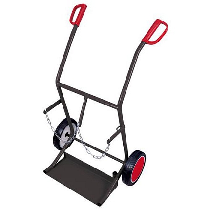 Rudl RU201 na 20l svařovací láhve s plnými koly, do 100 kg, šedý