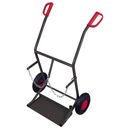 Rudl RU201 na 20l svařovací láhve s nafukovacími koly, do 100 kg, šedý