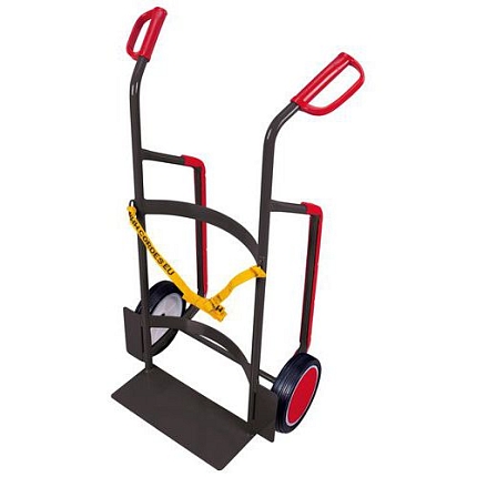 Rudl RU204 na plastové sudy, do 250 kg, s plnými koly, šedý