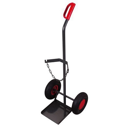 Rudl RU206 na 20, 40 - 50l svařovací láhve, do 100 kg, s nafukovacími koly, šedý