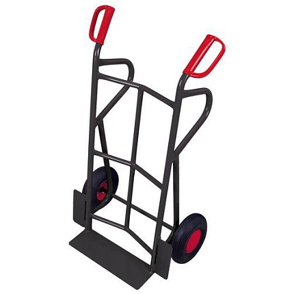 Rudl RU227, do 250 kg, 62 x 47 x 111 cm, nafukovací kola, šedý