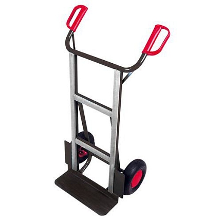 Rudl RU228, do 250 kg, 64 x 42,5 x 114,5 cm, nafukovací kola, šedý