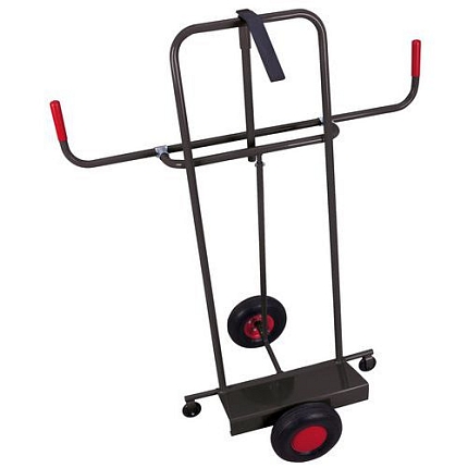 Rudl RU242 na tabule, s držákem, do 250 kg, s nafukovacími koly, šedý