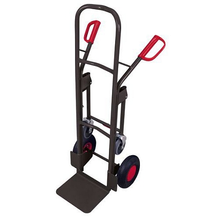 Rudl RU243 s opěrnými koly, do 250 kg, s nafukovacími koly, šedý