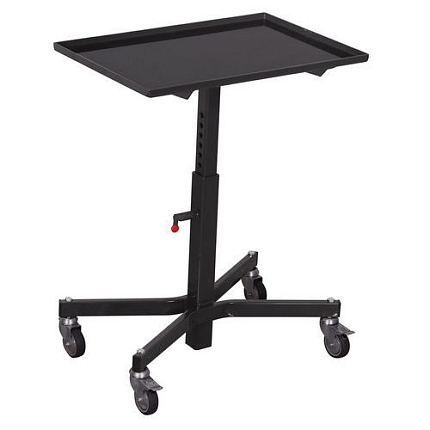 Transportní zvedací stojan, do 150 kg, výška 53,5 - 81 cm, šedý