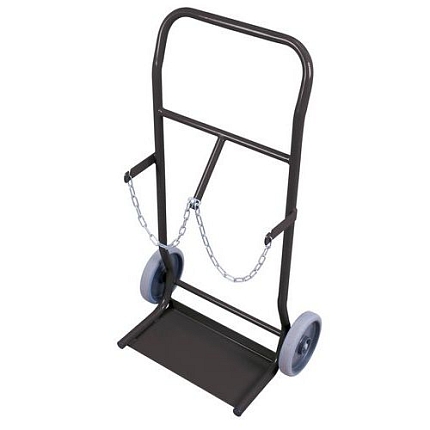 Rudl RU200 na 10l svařovací láhve s plnými koly, do 50 kg, šedý