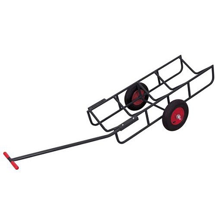 Vozík s ojí, 270 x 86,5 x 84 cm, šedý