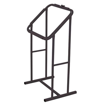 Stojan na odpadkové pytle Seattle, 240 l, šedý