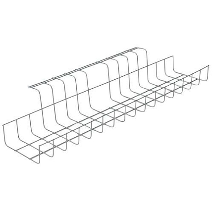 Drátěný organizér kabelů Manutan Expert, 49 cm