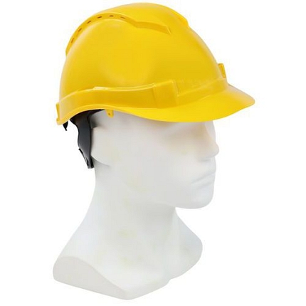 Ochranná přilba Manutan Expert Classic, 6bodová, žlutá