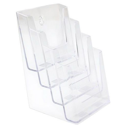 Zásobník na letáky Manutan Expert, 3 kapsy na výšku, A5