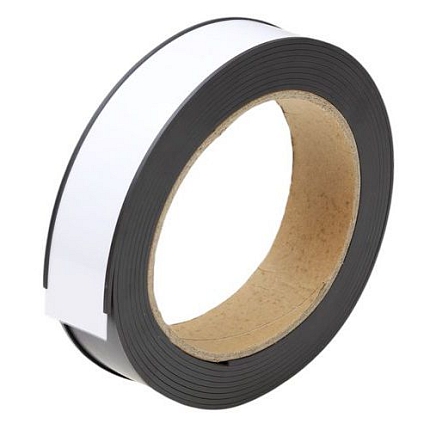 Držák etiket na regály Manutan Expert v roli, 5 m, 50 mm