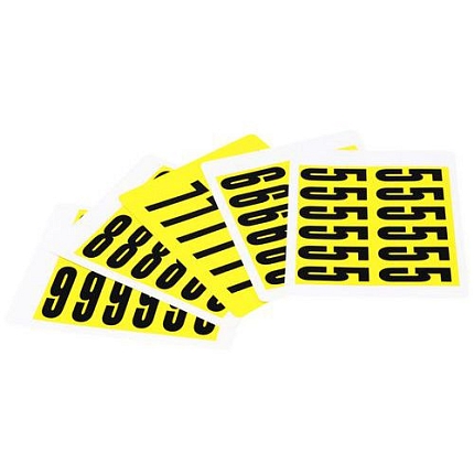 Samolepicí číslice, 56 x 21 mm