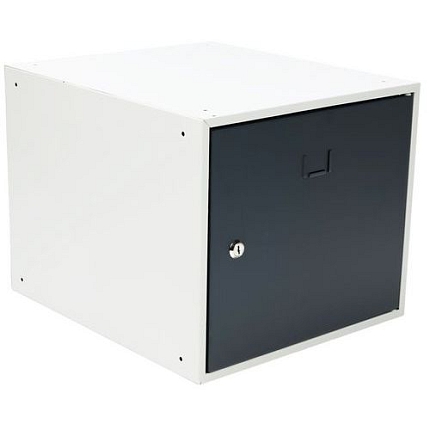 Svařované šatní boxy Manutan Expert Theon, světle šedý/antracit