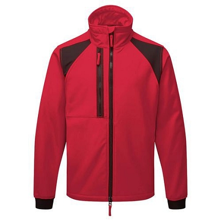 WX2 Eco Softshell (2L), červená, normální, vel.S