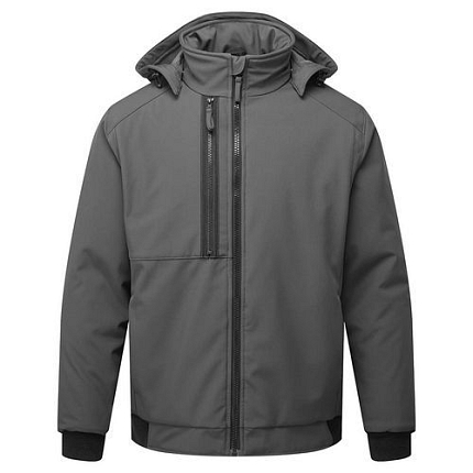 WX2 Eco softshell (2L), šedá, normální, vel.M